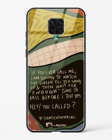 Team Text [doodleodrama] Glass Case Phone Cover-(Xiaomi)