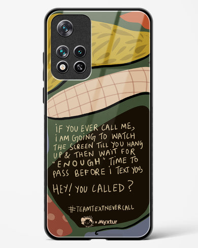 Team Text [doodleodrama] Glass Case Phone Cover-(Xiaomi)