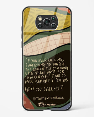 Team Text [doodleodrama] Glass Case Phone Cover-(Xiaomi)