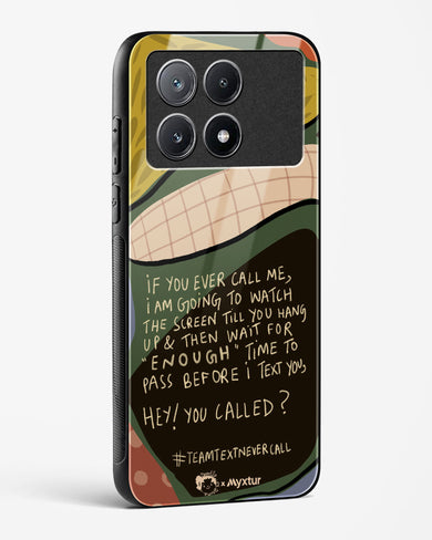 Team Text [doodleodrama] Glass Case Phone Cover (Xiaomi)