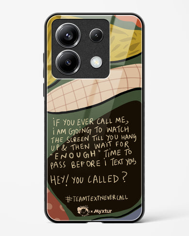 Team Text [doodleodrama] Glass Case Phone Cover-(Xiaomi)