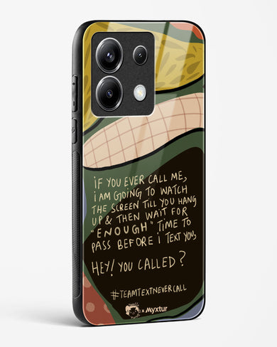 Team Text [doodleodrama] Glass Case Phone Cover (Xiaomi)
