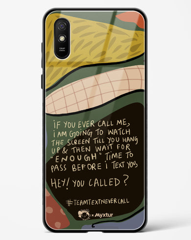 Team Text [doodleodrama] Glass Case Phone Cover-(Xiaomi)