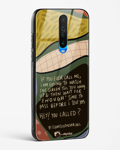 Team Text [doodleodrama] Glass Case Phone Cover (Xiaomi)