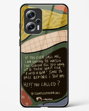Team Text [doodleodrama] Glass Case Phone Cover (Xiaomi)