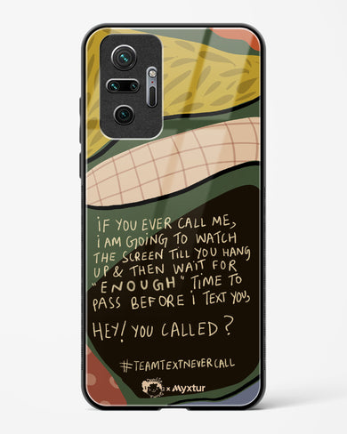 Team Text [doodleodrama] Glass Case Phone Cover (Xiaomi)