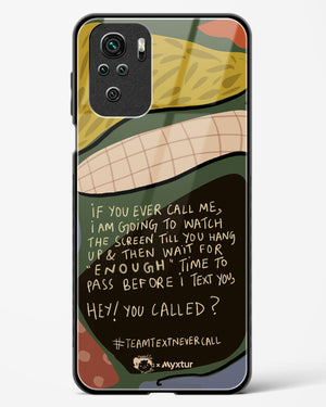Team Text [doodleodrama] Glass Case Phone Cover (Xiaomi)
