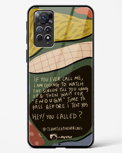 Team Text [doodleodrama] Glass Case Phone Cover (Xiaomi)