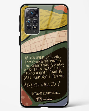 Team Text [doodleodrama] Glass Case Phone Cover-(Xiaomi)