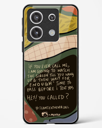 Team Text [doodleodrama] Glass Case Phone Cover (Xiaomi)