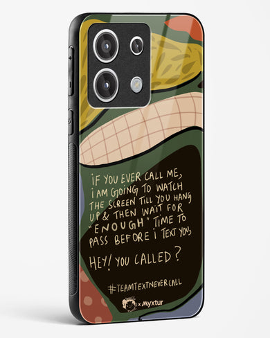 Team Text [doodleodrama] Glass Case Phone Cover (Xiaomi)