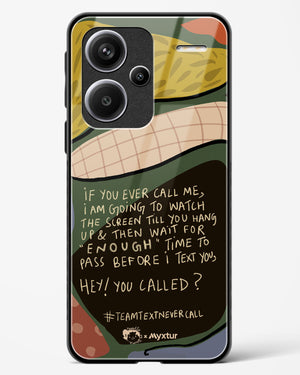 Team Text [doodleodrama] Glass Case Phone Cover (Xiaomi)
