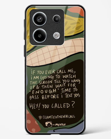 Team Text [doodleodrama] Glass Case Phone Cover (Xiaomi)
