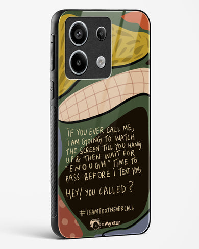 Team Text [doodleodrama] Glass Case Phone Cover (Xiaomi)