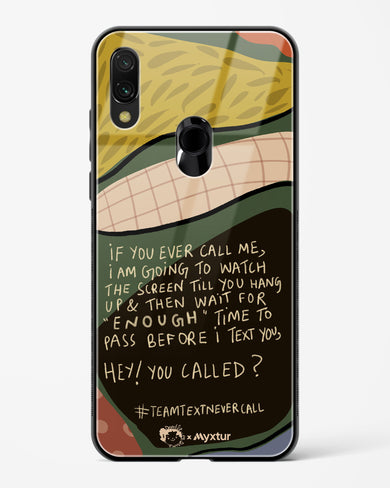 Team Text [doodleodrama] Glass Case Phone Cover-(Xiaomi)