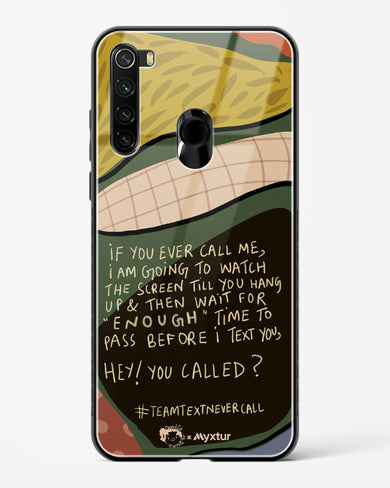 Team Text [doodleodrama] Glass Case Phone Cover (Xiaomi)