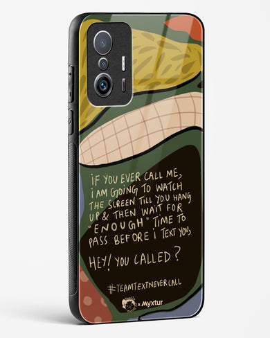 Team Text [doodleodrama] Glass Case Phone Cover (Xiaomi)