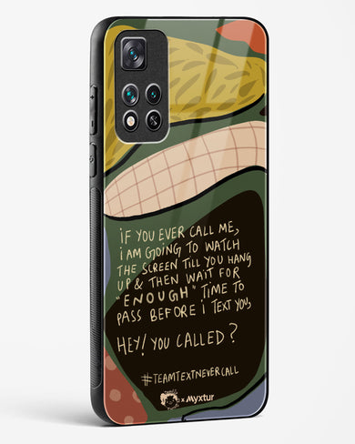 Team Text [doodleodrama] Glass Case Phone Cover (Xiaomi)