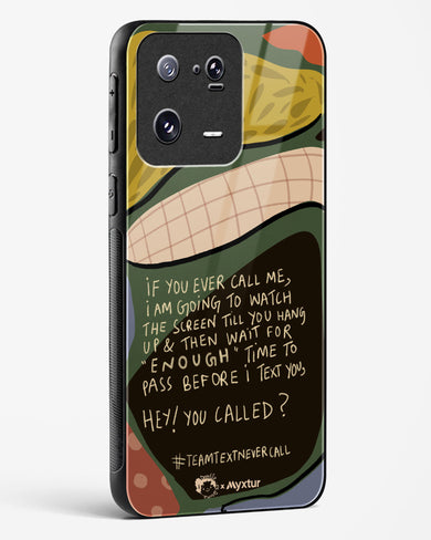 Team Text [doodleodrama] Glass Case Phone Cover-(Xiaomi)