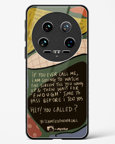 Team Text [doodleodrama] Glass Case Phone Cover (Xiaomi)