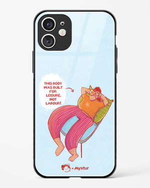 Built for Leisure [doodleodrama] Glass Case Phone Cover-(Apple)