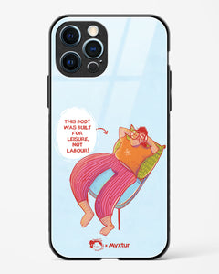 Built for Leisure [Doodle Drama] Glass Case Phone Cover (Apple)