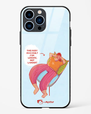 Built for Leisure [doodleodrama] Glass Case Phone Cover-(Apple)