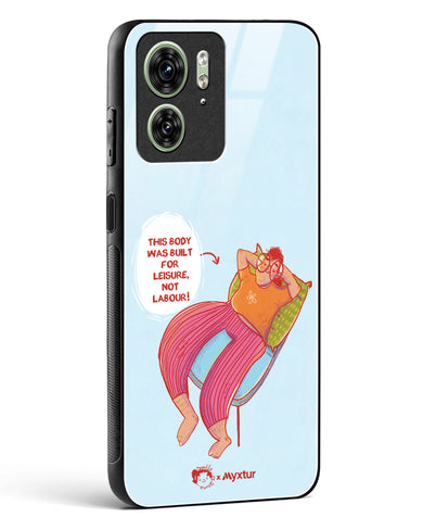 Built for Leisure [doodleodrama] Glass Case Phone Cover-(Motorola)