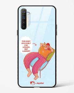 Built for Leisure [Doodle Drama] Glass Case Phone Cover (Realme)