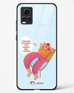 Built for Leisure [Doodle Drama] Glass Case Phone Cover (Vivo)