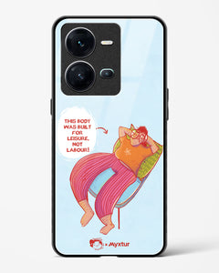Built for Leisure [Doodle Drama] Glass Case Phone Cover (Vivo)