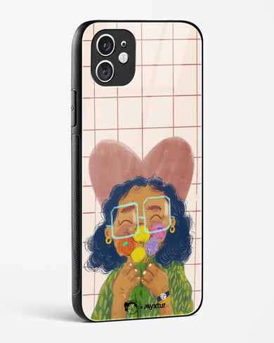Floral Joy [doodleodrama] Glass Case Phone Cover (Apple)
