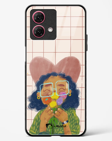 Floral Joy [doodleodrama] Glass Case Phone Cover-(Motorola)