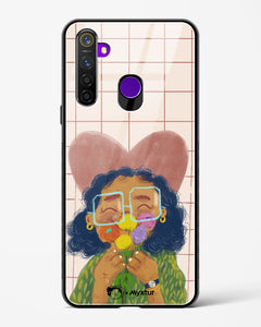 Floral Joy [Doodle Drama] Glass Case Phone Cover (Realme)
