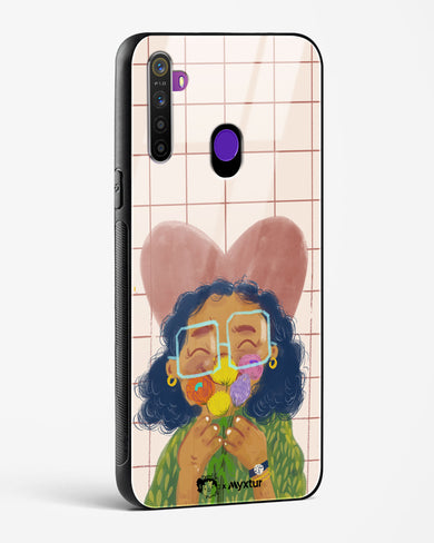 Floral Joy [doodleodrama] Glass Case Phone Cover (Realme)