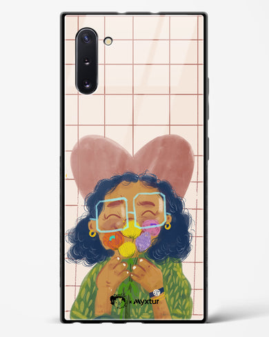 Floral Joy [doodleodrama] Glass Case Phone Cover (Samsung)