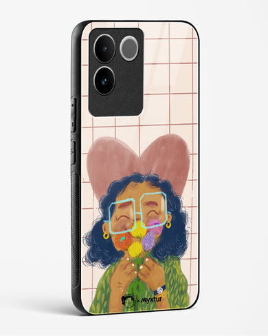 Floral Joy [doodleodrama] Glass Case Phone Cover (Vivo)