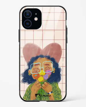 Floral Joy [doodleodrama] Glass Case Phone Cover (Apple)
