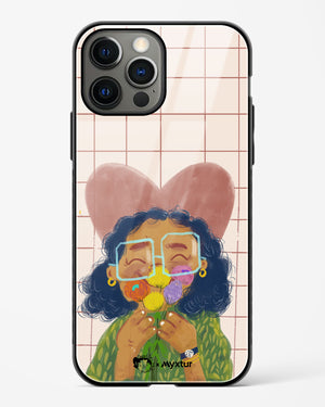 Floral Joy [doodleodrama] Glass Case Phone Cover (Apple)