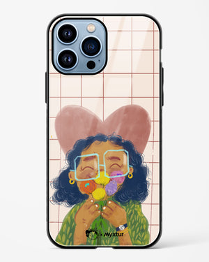 Floral Joy [doodleodrama] Glass Case Phone Cover (Apple)