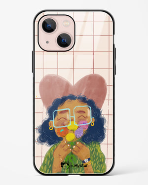 Floral Joy [doodleodrama] Glass Case Phone Cover (Apple)