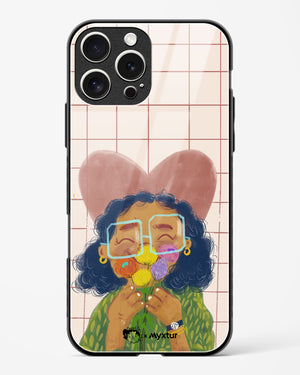 Floral Joy [doodleodrama] Glass Case Phone Cover (Apple)