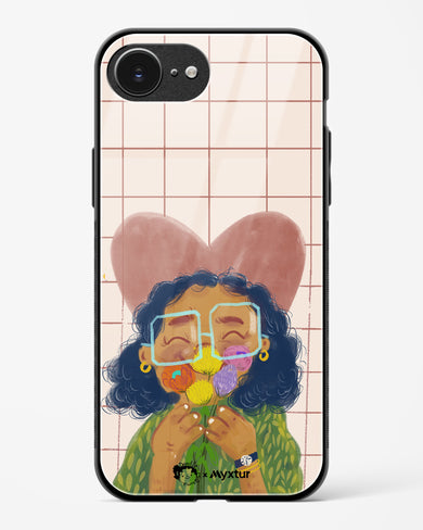 Floral Joy [doodleodrama] Glass Case Phone Cover (Apple)