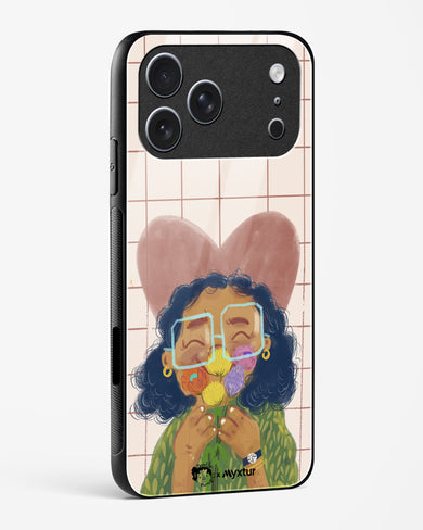 Floral Joy [doodleodrama] Glass Case Phone Cover (Apple)