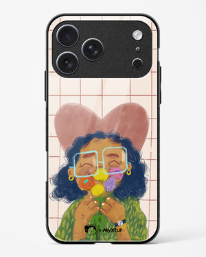 Floral Joy [doodleodrama] Glass Case Phone Cover (Apple)