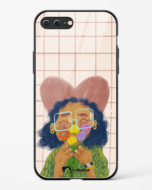 Floral Joy [doodleodrama] Glass Case Phone Cover (Apple)
