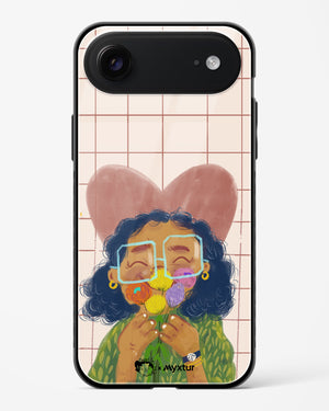 Floral Joy [doodleodrama] Glass Case Phone Cover (Apple)