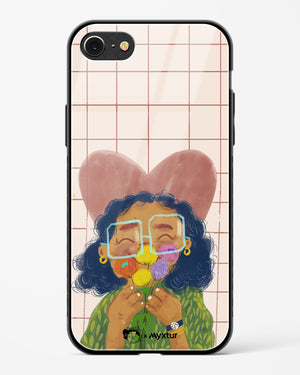 Floral Joy [doodleodrama] Glass Case Phone Cover (Apple)