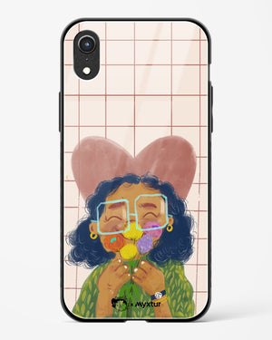 Floral Joy [doodleodrama] Glass Case Phone Cover (Apple)