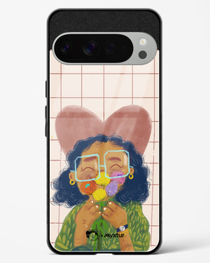 Floral Joy [doodleodrama] Glass Case Phone Cover (Google)
